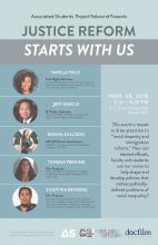 Justice Reform Starts with Us Poster